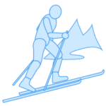 Skimo skidalpinism